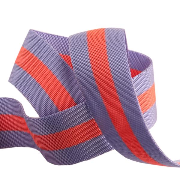Peach Berry - 1.5" - Tula Pink Webbing - PER QUARTER METRE