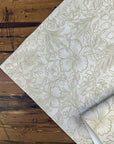 Vintage Embossed Floral Vinyl Chiffon 18"x 53" - SOLD PER ROLL