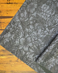 Vintage Embossed Floral Vinyl Zaffre 18"x 53" - SOLD PER ROLL