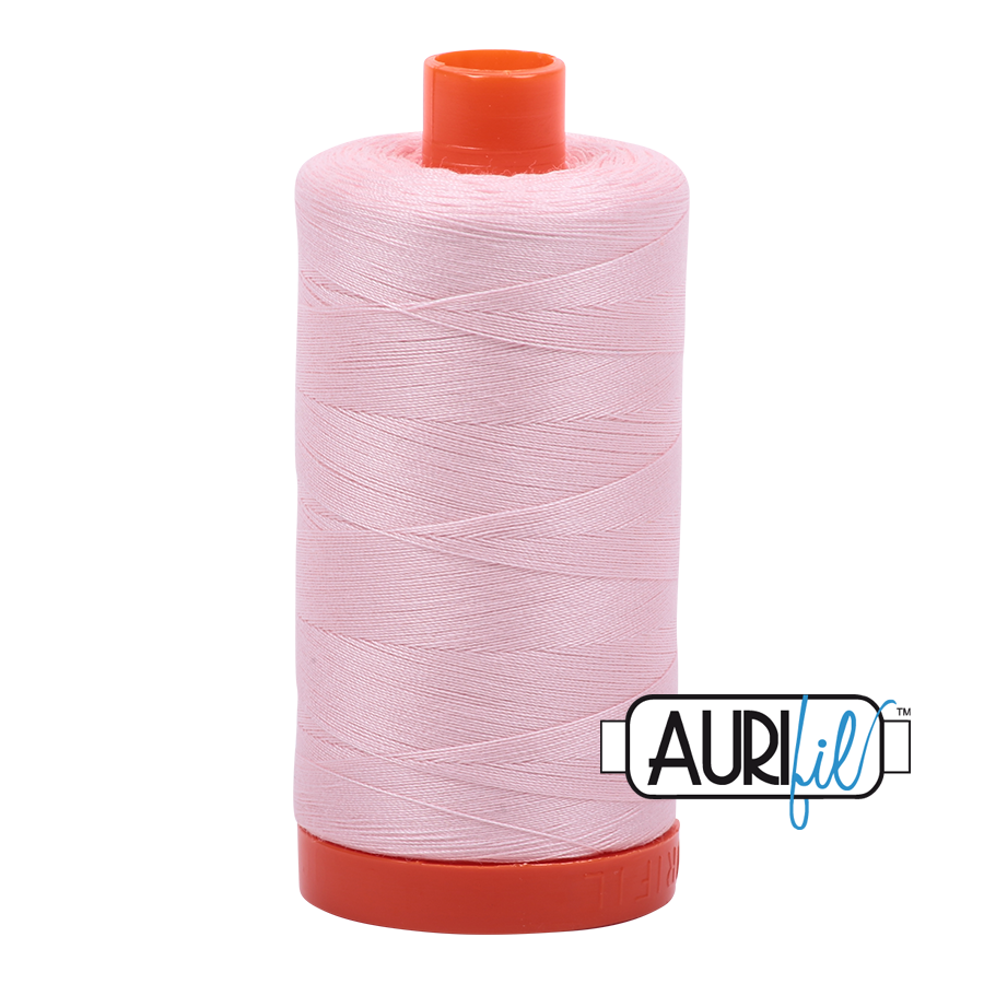 Aurifil 50 wt Cotton 2410 Pale Pink