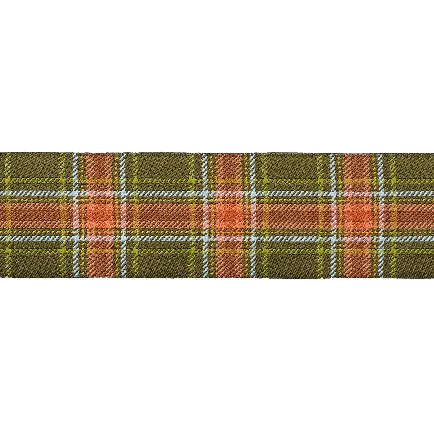 Plaid Perfection in Moss - 1-1/2&quot; width - The Great Outdoors