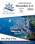 Sew in the Bay Fall 2025 Deposit - November 2st - 6th, 2025