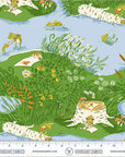 PRE ORDER JUNE 2026 - Heather Ross Favorites Frog Pond Medium Blue - Heather Ross - PER QUARTER METRE / 10" CUT