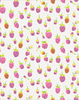 PRE ORDER JUNE 2026 - Heather Ross Favorites Strawberries Blush - Heather Ross - PER QUARTER METRE / 10" CUT