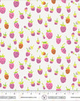 PRE ORDER JUNE 2026 - Heather Ross Favorites Strawberries Blush - Heather Ross - PER QUARTER METRE / 10" CUT