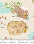 PRE ORDER JUNE 2026 - Heather Ross Favorites Christmas Mice Cream - Heather Ross - PER QUARTER METRE / 10" CUT