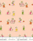 PRE ORDER JUNE 2026 - Heather Ross Favorites Country Mouse / City Mouse Blush - Heather Ross - PER QUARTER METRE / 10" CUT