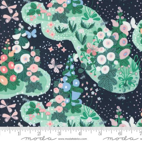 Love Letter by Lizzy House - Pearl Bracelet Dots Merlot - PER QUARTER METRE Love Letter by Lizzy House - Pearl Bracelet Dots Merlot - PER QUARTER METRE