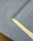 Glacial Luster Denim Vinyl Steele Blue 18"x 53" - SOLD PER ROLL