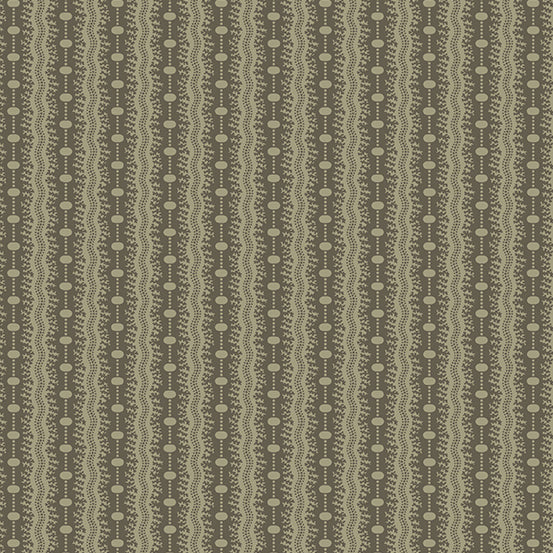 English Garden Trellis Black Tea - Edyta Sitar - PER QUARTER METRE