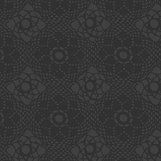 Sun Print 2022 10th Anniversary Collection Crochet Darkness- Alison Glass - PER QUARTER METRE