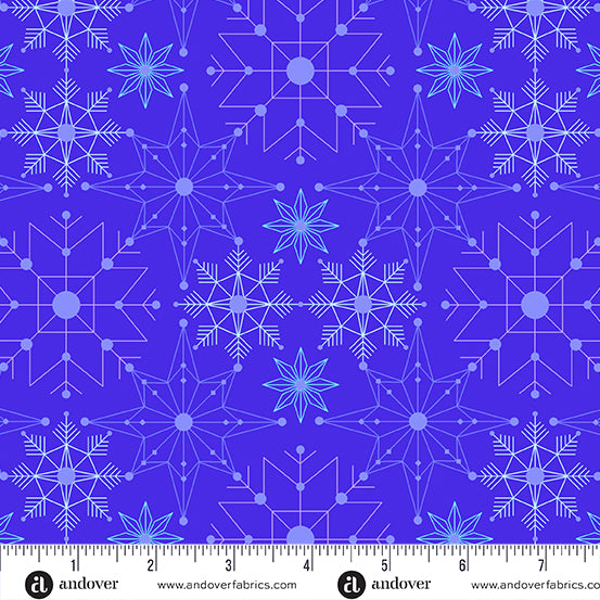 Deco Frost Snowflakes Frost - Giucy Giuce - PER QUARTER METRE Deco Frost Snowflakes Frost - Giucy Giuce - PER QUARTER METRE