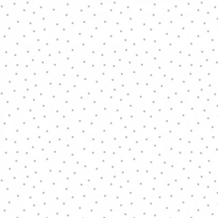 Tiny Dots White on White - Kim Christopherson - PER QUARTER METRE