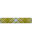 Plaid Diagonal in Fern - 5/8" width - The Great Outdoors