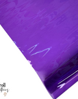 Transparent Jelly Vinyl Grape 18"x 53" - SOLD PER ROLL