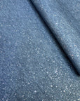 Glacial Luster Denim Vinyl Zaffre 18"x 53" - SOLD PER ROLL