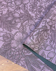 Vintage Embossed Floral Vinyl Wisteria 18"x 53" - SOLD PER ROLL