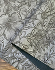 Vintage Embossed Floral Vinyl Dolphin 18"x 53" - SOLD PER ROLL