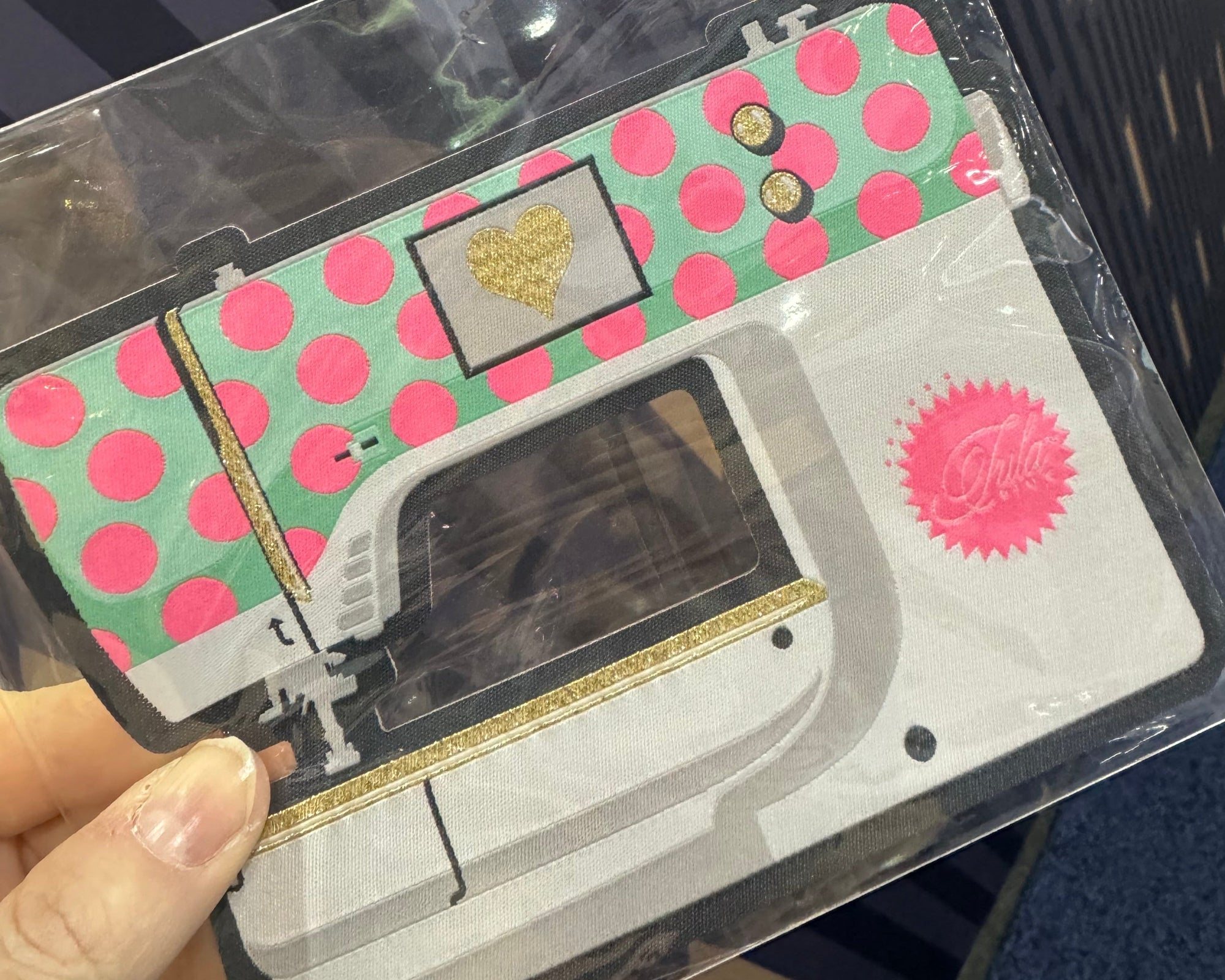 Limited Edition Tula Pink Sewing Machine Patch Limited Edition Tula Pink Sewing Machine Patch