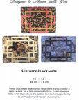 Serenity Placemats Pattern