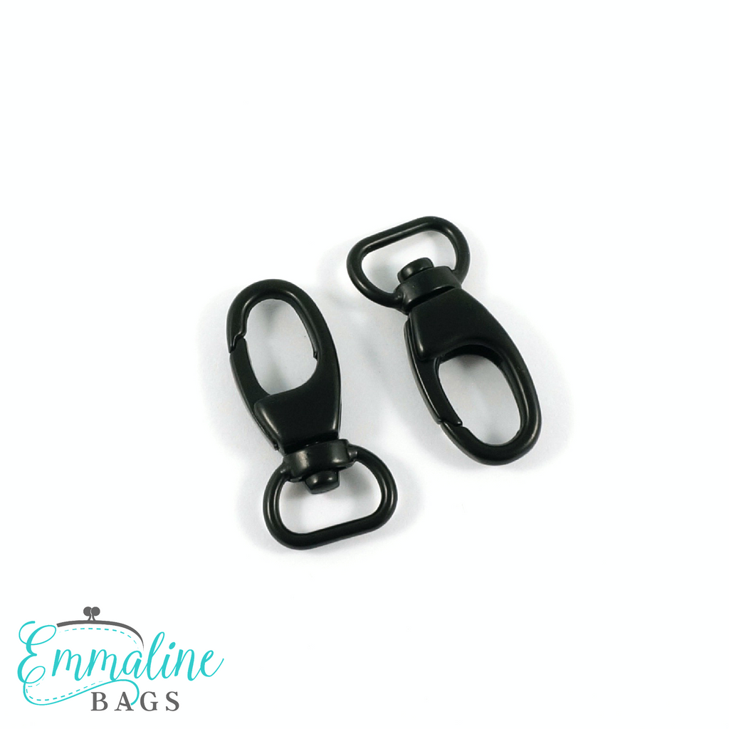 Swivel Snap Hook 1 1/2 (38mm) in Matte Black (2 Pack) – Troll