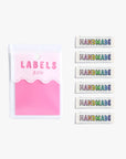 Handmade Rainbow Labels 6 Pack