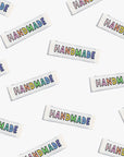 Handmade Rainbow Labels 6 Pack