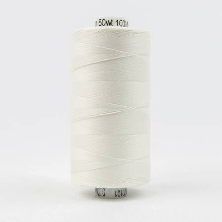 Konfetti 50wt Egyptian Cotton Thread 1000m - Soft White