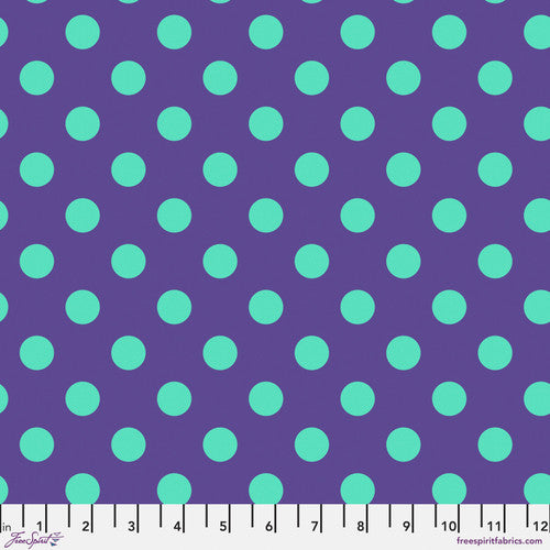 Tula's True Colours Pom Pom Iris - Tula Pink - PER QUARTER METRE Tula's True Colours Pom Pom Iris - Tula Pink - PER QUARTER METRE
