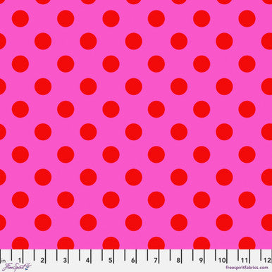 Tula's True Colours Pom Pom Peony - Tula Pink - PER QUARTER METRE Tula's True Colours Pom Pom Peony - Tula Pink - PER QUARTER METRE