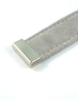 Rectangular Strap End Caps Nickel (1" wide) (4 Pack)