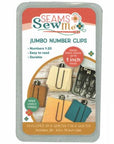 Seams Sew Me Jumbo Number Clips