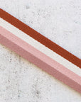 1- 1/2" Striped Neopolitan Webbing - PER QUARTER METRE