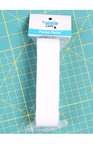 1 1/2&quot; Inch Strapping - White - 3 yard package
