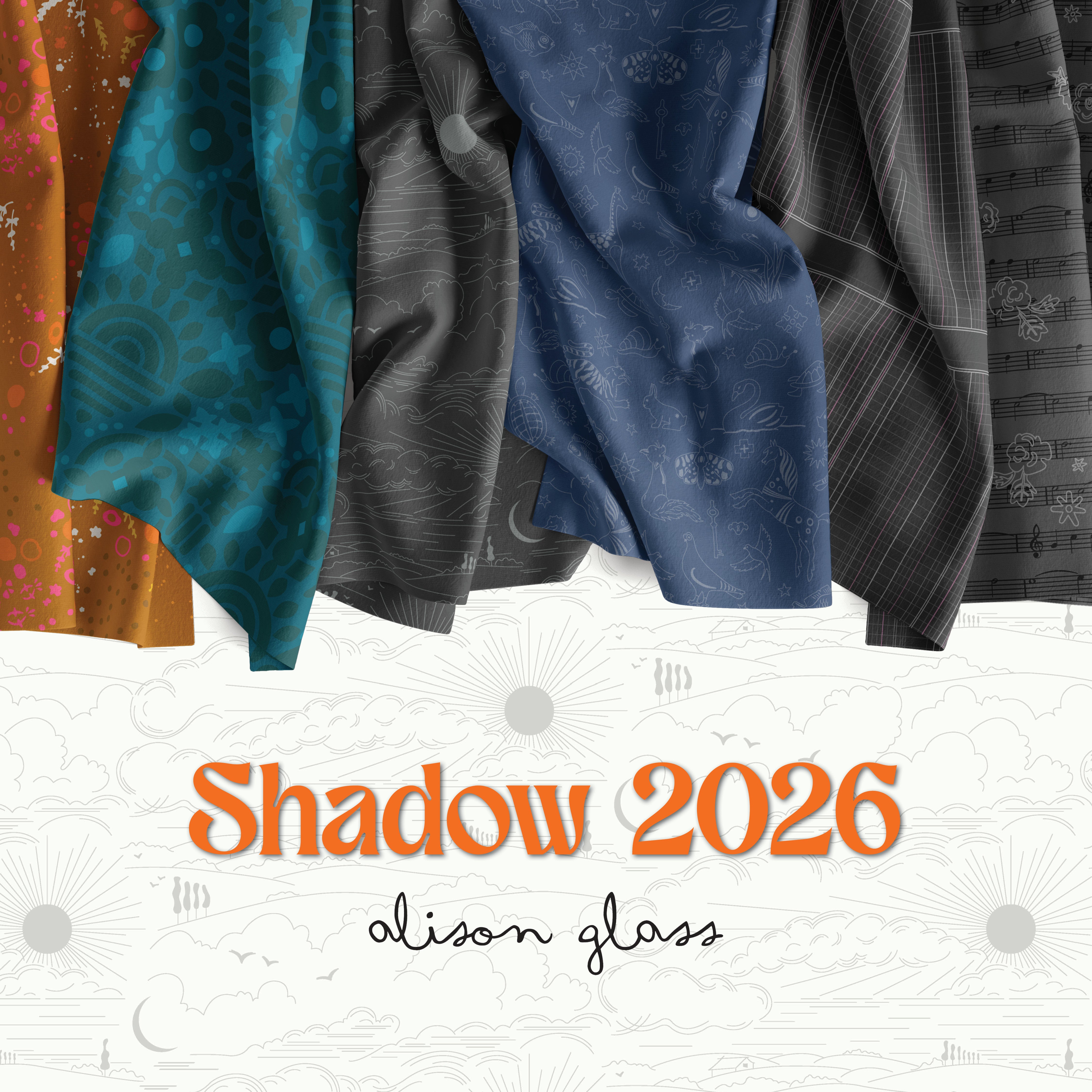 PRE ORDER May 2026 Shadow 2026 Half Metre Bundle Alison Glass 