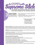 Supreme Slider 11-1/2in x 17in Free Motion Slider with Pink Tacky Back