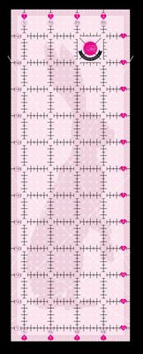 PRE ORDER - Tula Pink 4.5in x 12.5in Non Slip Rabbit Ruler