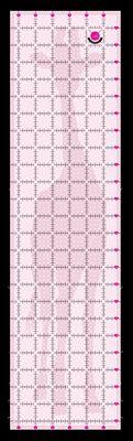 PRE ORDER - Tula Pink 6.5in x 24.5in Non Slip Giraffe Ruler