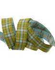 Plaid Perfection in Green - 7/8" width - The Great Outdoors