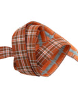 Plaid Perfection in Rust - 7/8" width - The Great Outdoors