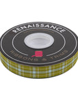 Plaid Perfection in Green - 7/8" width - The Great Outdoors