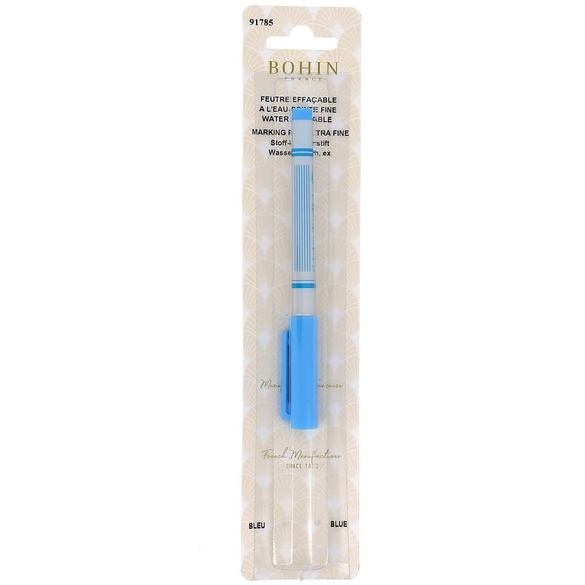Bohin Water Erasable Marking Pen - Blue