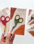 Embroidery stork scissors, small bird scissors: Northern Lights