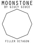 PRE ORDER JANUARY 2026 - Moonstone by Guicy Guice - Filler Octagon Paper Pieces - 96 pack