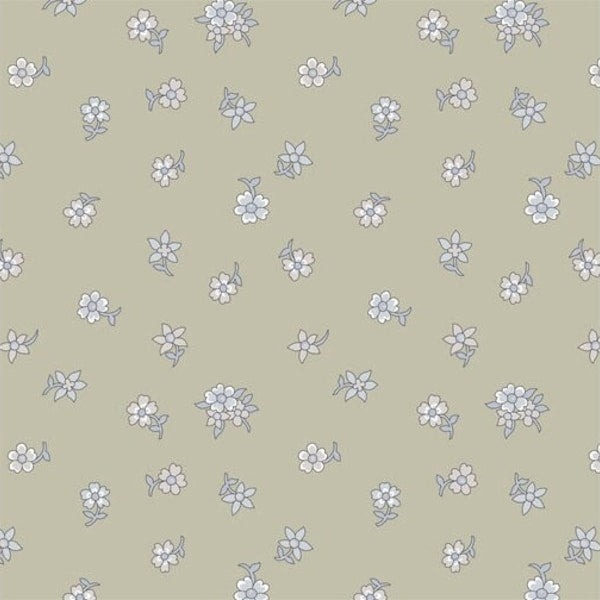Flower Show Hampton Sprig Pebble - Liberty Fabrics - PER QUARTER METRE