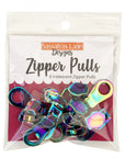 Iridescent Rainbow Zipper Pulls
