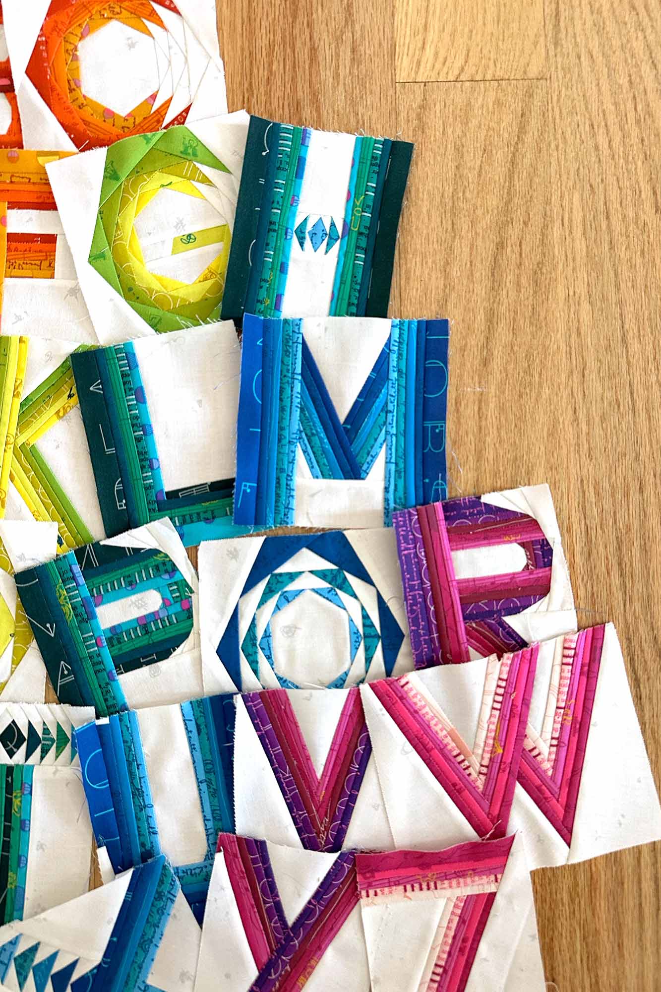 Mini Alphabet Pattern – Troll Brothers Quilt Designs