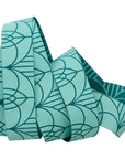 Bridges in Teal 7/8" - Savannah - PER QUARTER METRE