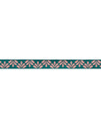 Flora in Teal 3/8" - Savannah - PER QUARTER METRE