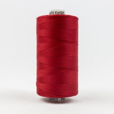 Konfetti 50wt Egyptian Cotton Thread 1000m - Christmas Red